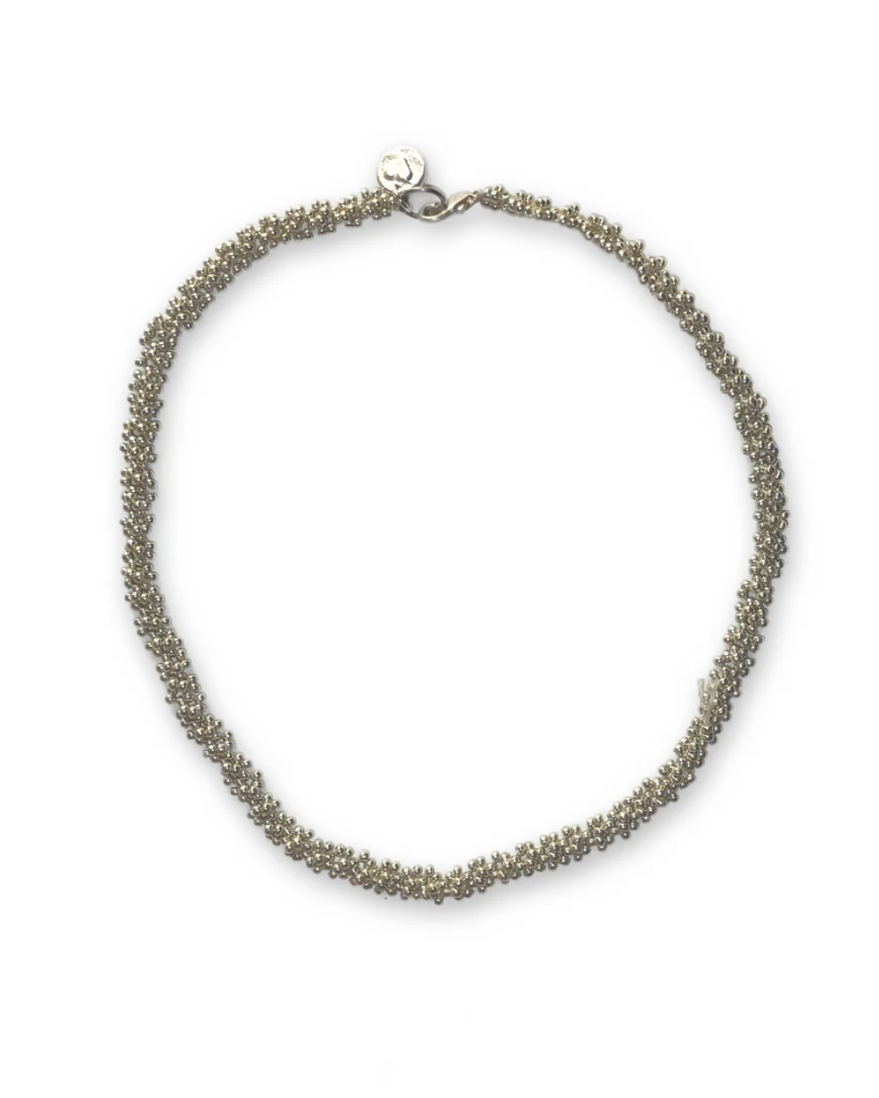 Eledeve - Silver Golden Cliff Necklace