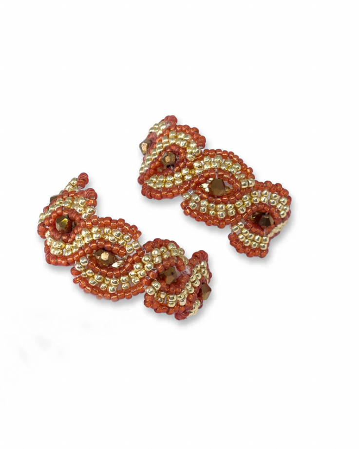 Eledeve - Earrings Ola Candonga Pink Gold Medium