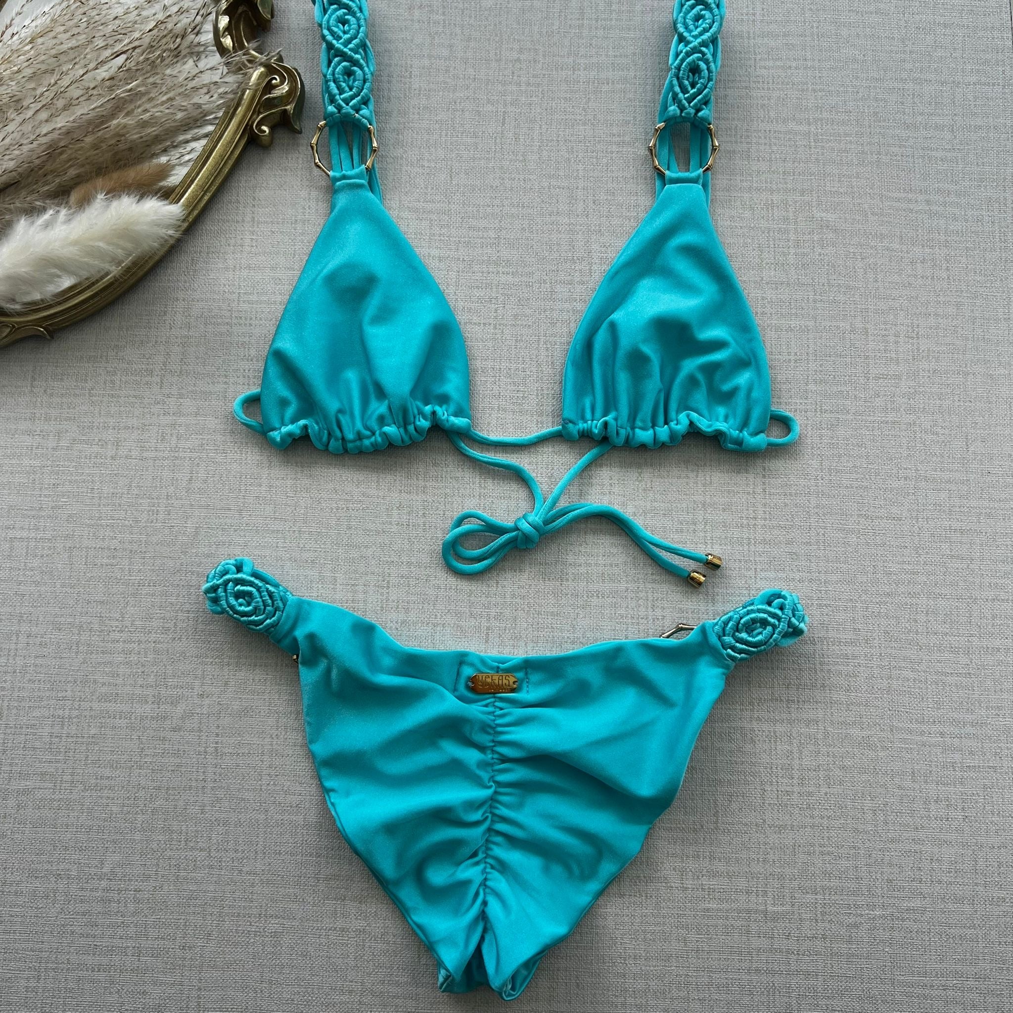 Yekas - Paris Aqua Blue Two Pieces