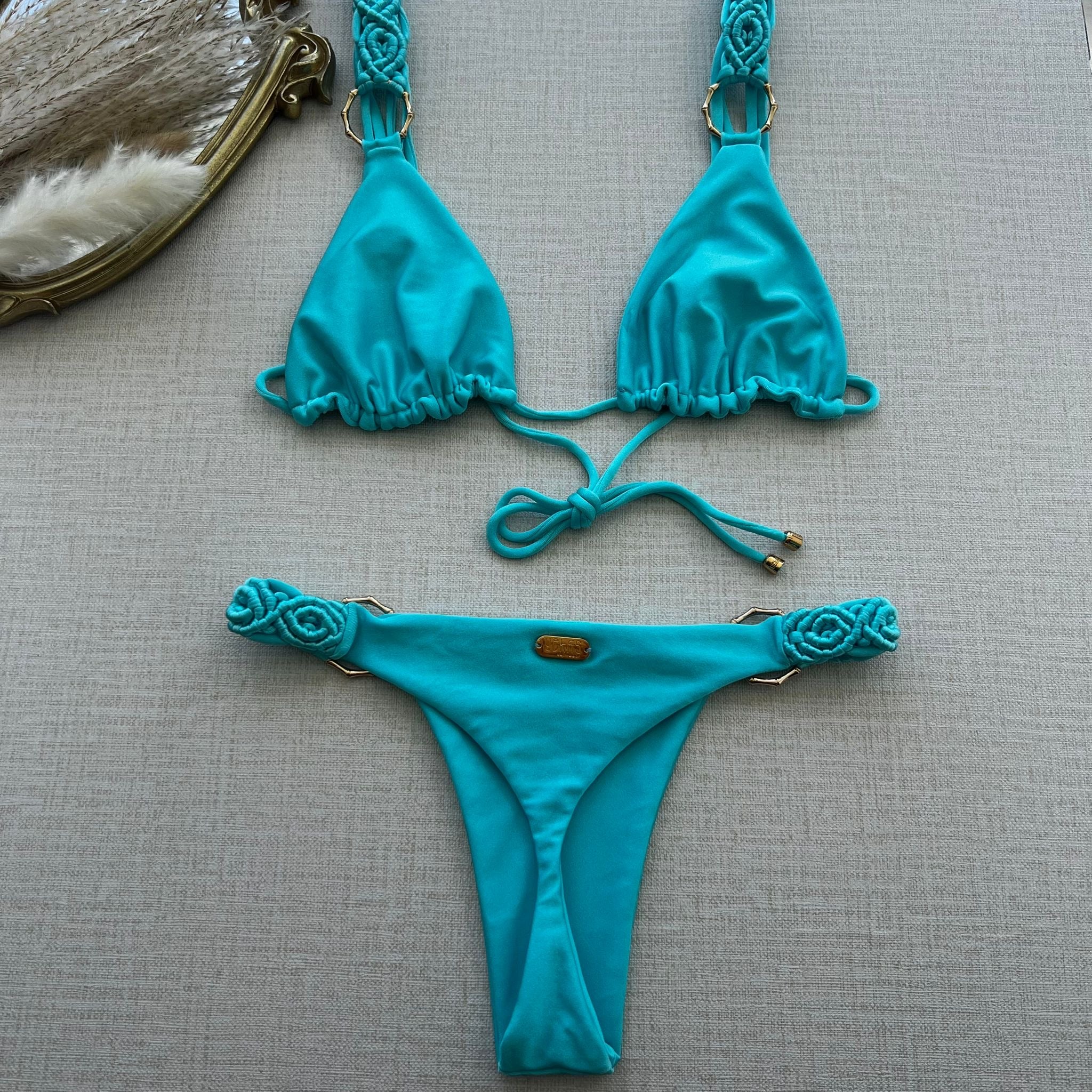 Yekas - Paris Aqua Blue Two Pieces