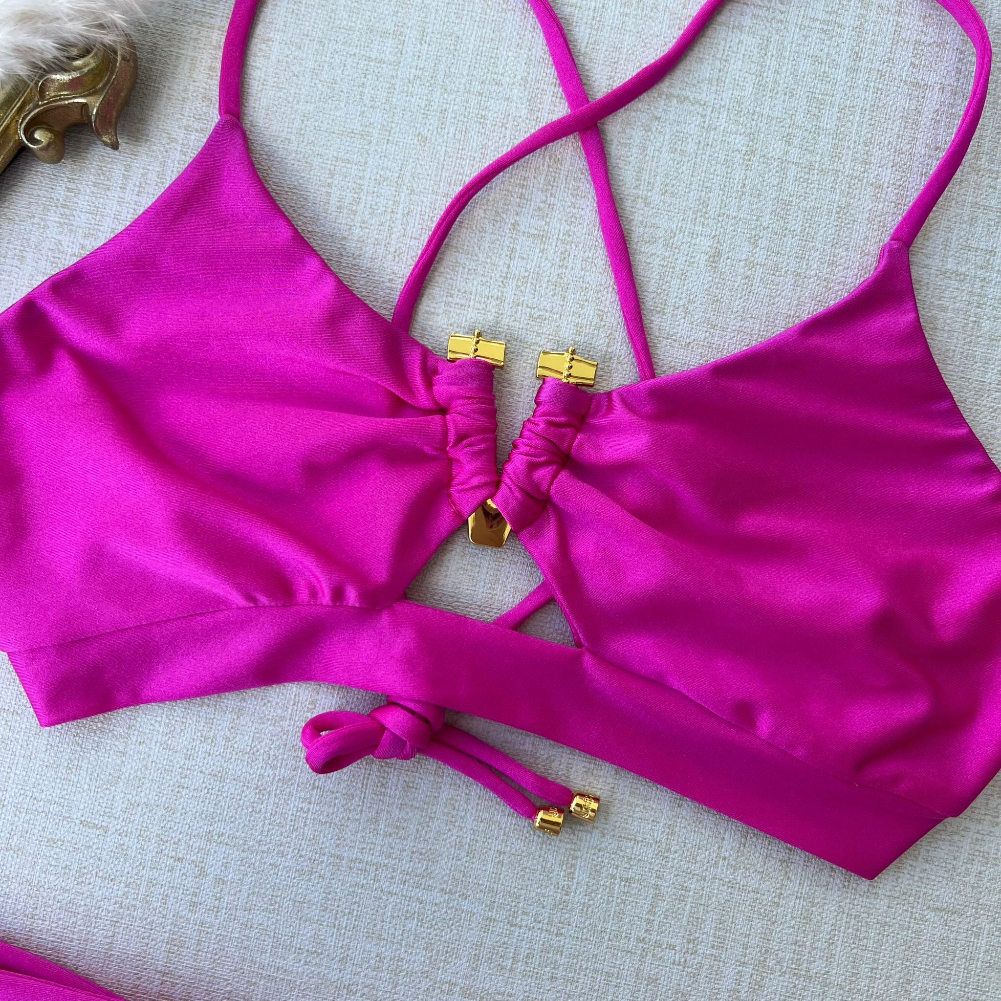 Yekas -  Agios High Fuchsia Two Pieces